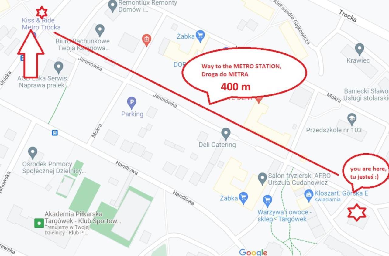 Metro Trocka Apartment Varsó Kültér fotó